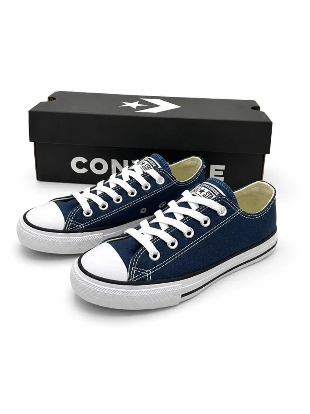 Converse Chuck Taylor All Star Core Kids Navy Lace Up Sneakers Size 13
